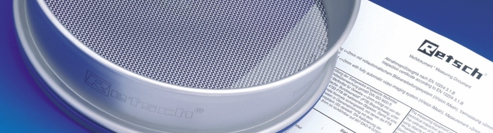 Woven Wire Mesh Sieves ø 100 / 200 / 305 / 400 / 450 mm